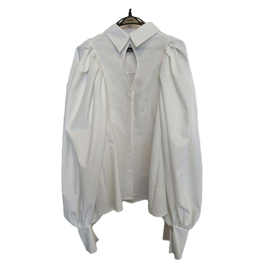 White Puff Sleeve Blouse